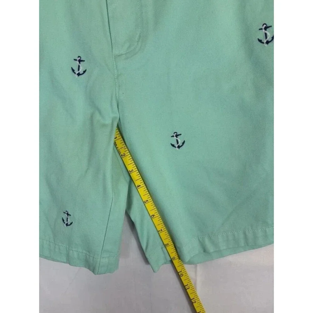 Vineyard Vines Classic Fit 9” Breaker Shorts Green Nautical Men’s 33” NWT